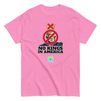 "No Kings In America" Anti-Trump Protest Graphic Tee | Unisex Environment Friendly T-Shirt - Thumbnail 5