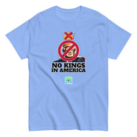 "No Kings In America" Anti-Trump Protest Graphic Tee | Unisex Environment Friendly T-Shirt - Thumbnail 6