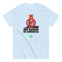 "No Kings In America" Anti-Trump Protest Graphic Tee | Unisex Environment Friendly T-Shirt - Thumbnail 11