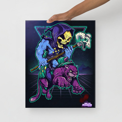 Skelefink -  canvas print