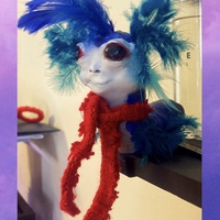 ‘Ello Labyrinth inspired cute worm shoulder puppet - Thumbnail 2