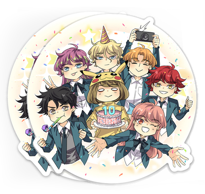 10-year sticker (2 set)