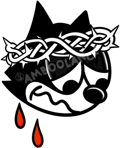 Black Cat Sticker