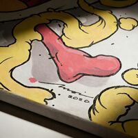 Painting by Moi Martos "The Mouse is mine now"  - Thumbnail 3