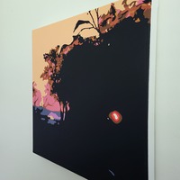 Terror Twilight - original painting - square  - Thumbnail 1
