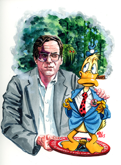 Comic writer Steve Gerber (original)