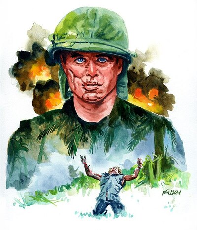 Platoon, Tom Berenger (original)