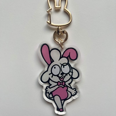 Sheepgirl bunnygirl keychain