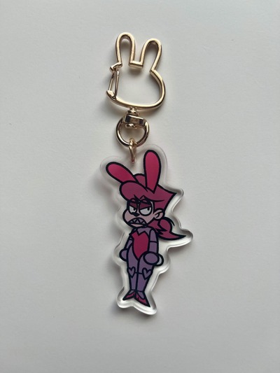 Clawdia Bunnygirl Keychain
