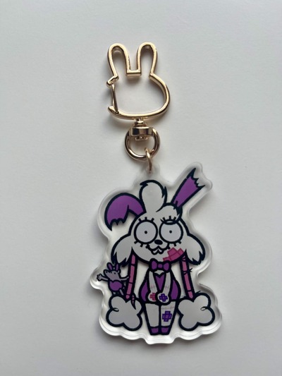 Ratgirl Bunnygirl Keychain