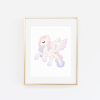 Moonlight Dreamer (color options) Print - Thumbnail 1