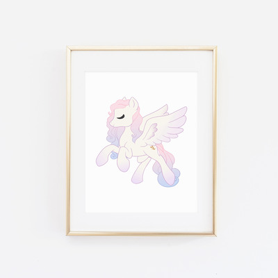 Moonlight dreamer (color options) print
