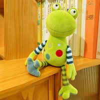 Artful Patchwork Frog Plush Toy - Thumbnail 2