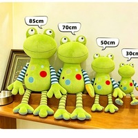 Artful Patchwork Frog Plush Toy - Thumbnail 4