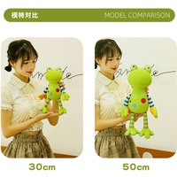Artful Patchwork Frog Plush Toy - Thumbnail 6