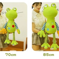 Artful Patchwork Frog Plush Toy - Thumbnail 7