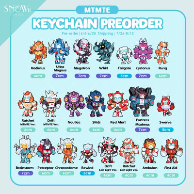 Mtmte charms【preorder】