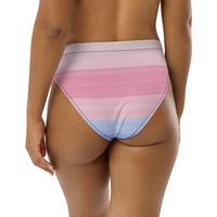 "Puffy Peach" High-Waisted Bikini Bottom - Thumbnail 3