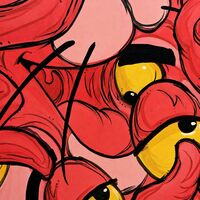 Painting by Moi Martos "Pink Unstructured study" - Thumbnail 4