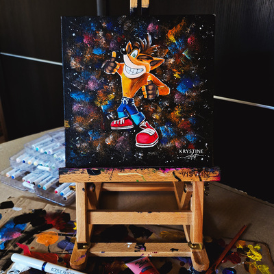 Original painting - crash bandicoot 