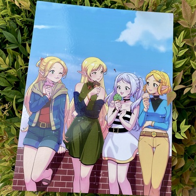 8.5 x 11 elves print