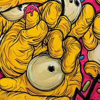 Painting by Moi Martos "Homer Unstructured study"  - Thumbnail 4