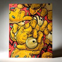 Painting by Moi Martos "Homer Unstructured study"  - Thumbnail 5