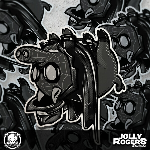 Spider Pig Noir - Sticker