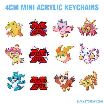 SALE Digimon Mini Acrylics