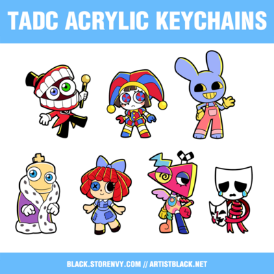 Digital Circus Keychains