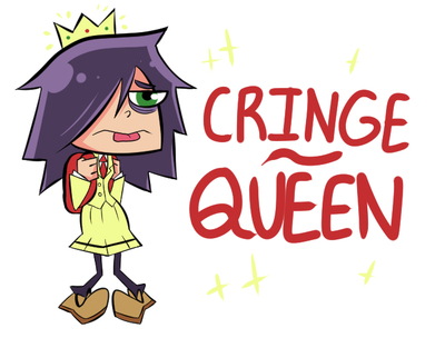 Watamote Cringe Queen 2'' Sticker