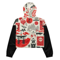 Daijoubu China Shine Womens cropped windbreaker - Thumbnail 2