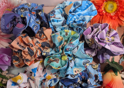 Reversible Satin Srunchies