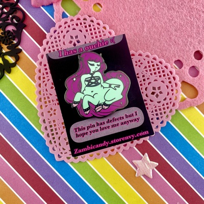 Defects only centaur hard enamel pin last one 