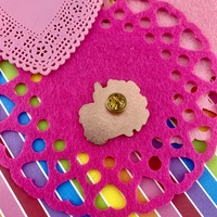 DEFECTS ONLY Conversation heart hard enamel pin LAST ONE  - Thumbnail 2
