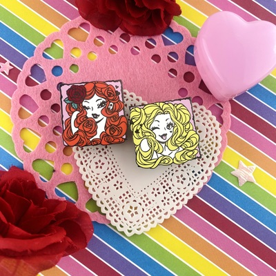 90s oaky and harl hard enamel pins