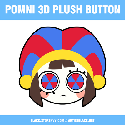 PREORDER Pomni Plush Button