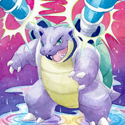 Shiny blastoise print - Thumbnail 1