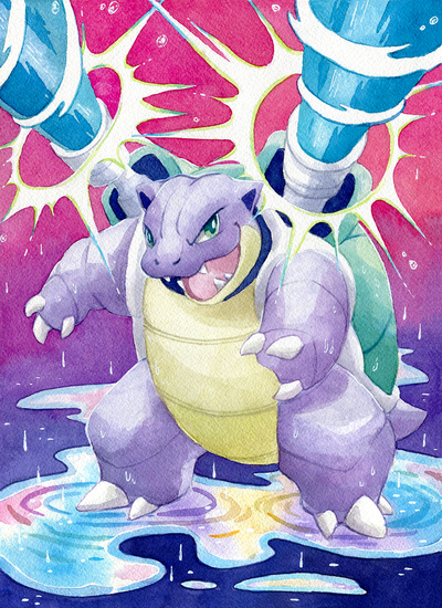 Shiny Blastoise Print