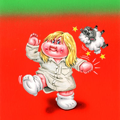 Karate kristen / punchin' patricia final art - horrorible kids - series 10 2026