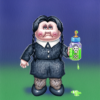 Kooky christina / weird wednesday final art - horrorible kids - series 10 2026