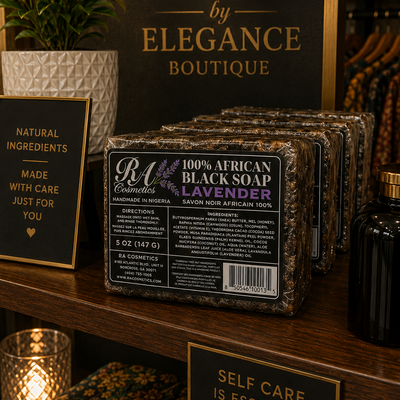 Black soap (lavender)