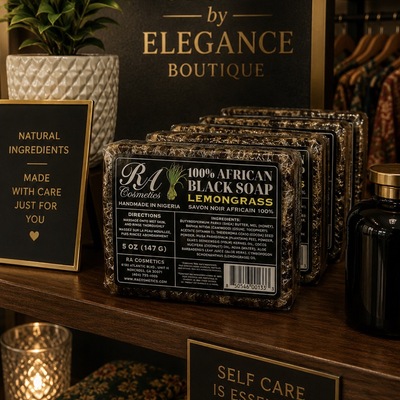 Black soap (lemongrass)