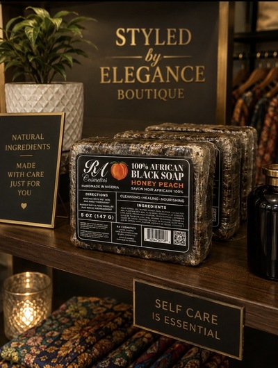 Black Soap (Honey Peach)