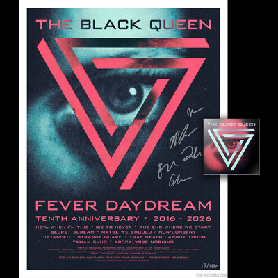 The black queen poster/sticker limit 1 per order - signed/numbered 18" x 24" limited edition of 100