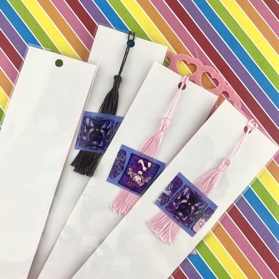 Curly hair nova thin bookmark 