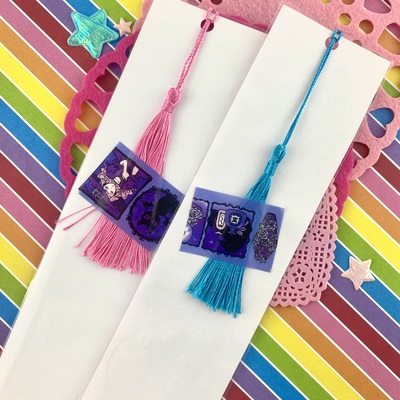 Valentines day girlfriends thin bookmark 