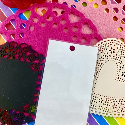 Violetta bows thin bookmark 