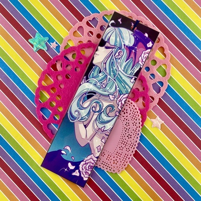 Morrigan kiss thin bookmark 