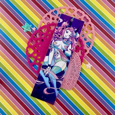 Nova hearts thin bookmark 